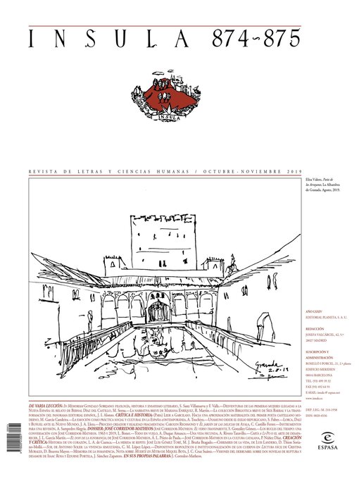 Title details for Misceláneo (Ínsula n° 874-875, octubre-noviembre de 2019) by AA. VV. - Wait list
